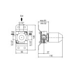Alpi Gum Element podtynkowy baterii INC1 861