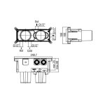 Alpi Gum Element podtynkowy baterii 3-drożny INC1 L869