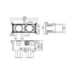 Alpi Gum Element podtynkowy baterii termostatycznej 2-drożny INC1 L163