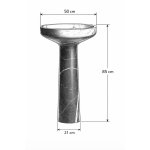 Antonio Lupi Ago Umywalka wolnostojąca Ø 50 cm Biały AGO85