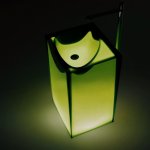    Antonio Lupi Astro Umywalka wolnostojąca 45x50 cm z podświetleniem LED Lime ASTROWLIME