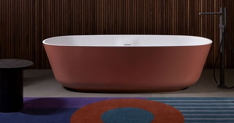 Antonio Lupi Baìa Wanna wolnostojąca 185x90 cm Melograno BAìAMELOGRANO