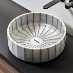 Antonio Lupi Fonte Umywalka stawiana na blat Ø 45 cm Marmo Carrara FONTE