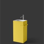     Antonio Lupi Fusto Umywalka wolnostojąca 45x35 cm Mostarda FUSTOMOSTARDA