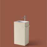     Antonio Lupi Fusto Umywalka wolnostojąca 45x35 cm Tortora FUSTOTORTORA