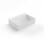 Antonio Lupi GestoMood Umywalka ścienna/stawiana na blacie 40x54 cm Biały GESTOMOOD54