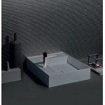     Antonio Lupi GraffioMood Umywalka ścienna/stawiana na blacie 47x54 cm Iceberg GRAFFIOM54ICEBERG