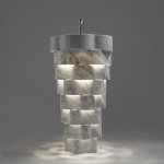 Antonio Lupi Intreccio Umywalka wolnostojąca 47,5 cm z podświetleniem LED Marmo Carrara INTRECCIOL