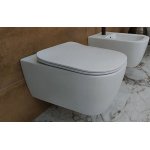 Antonio Lupi Komodo Miska 54x36 z deską wolnoopadającą biała KOMODO1