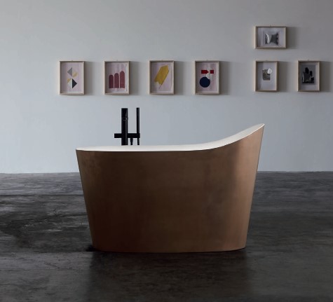 Antonio Lupi Mastello Wanna wolnostojąca 135x75 cm Copper MASTELLOCOPPER