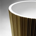    Antonio Lupi Plisse Umywalka wolnostojąca Ø 47 cm Bronze PLISSEBRONZE