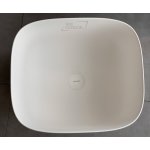 Antonio Lupi Poggio Umywalka Stawiana na blacie 46x40 cm biała POGGIO