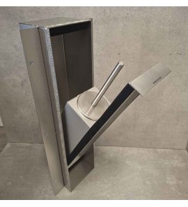   Antonio Lupi Pojemnik na papier toaletowy podtynkowy stainless steel SESAMO6 W MAGAZYNIE!!
