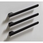     Antonio Lupi Rigo Grzejnik elektryczny 3-elementowy z aluminium pionowy/poziomy 45x6x4 cm Nero RIGO45NERO