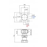 Antonio Lupi Tank Bateria jednouchwytowa umywalkowa podtynkowa Czarny mat TANKHF