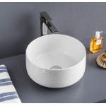 Artceram Cognac Umywalka stawiana na blat Ø35 cm Biała COL00401;34