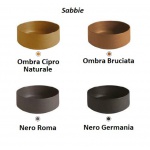 Artceram Cognac Umywalka stawiana na blat Ø35 cm Orange cameo COL00413;00