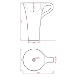 Artceram Cup Umywalka Wolnostojąca 70x50cm Biała OSL00401;00