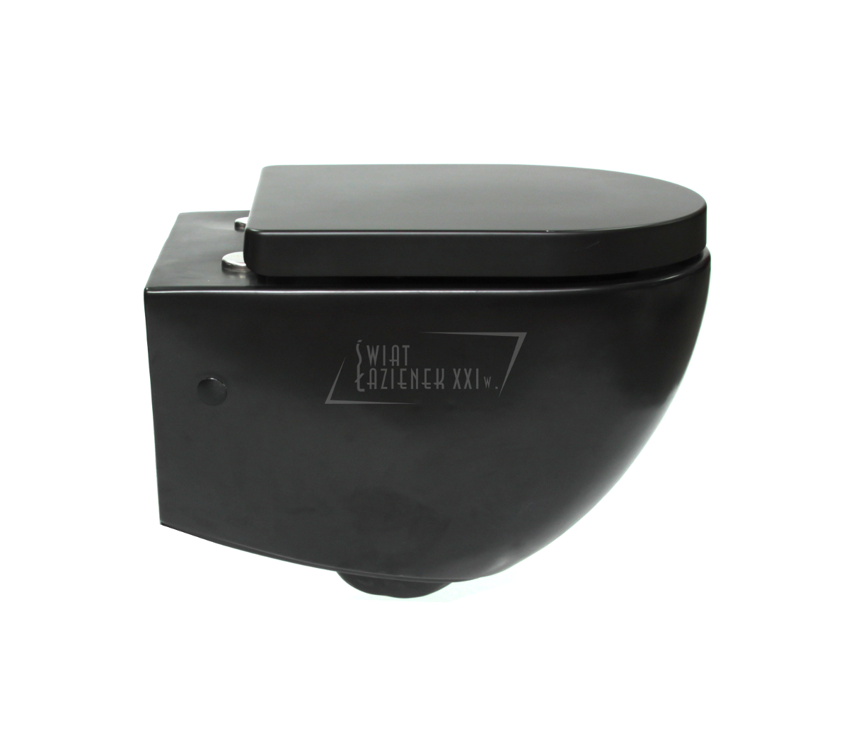 Artceram File 2.0 Miska WC Wisząca Rimless z deska wolnoopadającą czarny mat 36x52 cm FLV00417;30+FLA00217