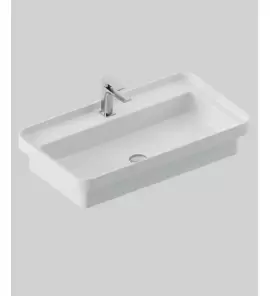 Artceram Fuori Scala Umywalka wpuszczana w blat 80x45 cm biała TFL03501;00