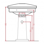 Artceram Hermitage Postument Biały HEC00201;00