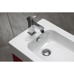   Artceram La Fontana Bidet Stojący 54x36 cm biały/czerwony + Bandini I-Tap Bateria bidetowa chrom z ekspozycji LFB00401;51+2323200000 Tylko 1 komplet w takiej cenie!