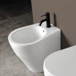 Axa Avani Bidet stojący 35,5x50 cm Biały połysk 8902201