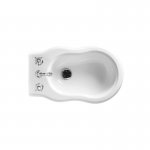 Axa Contea Bidet ścienny 36x55 cm Biały połysk 0607001