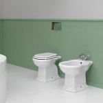 Axa Contea Bidet stojący 36x55 cm Biały połysk 0602001