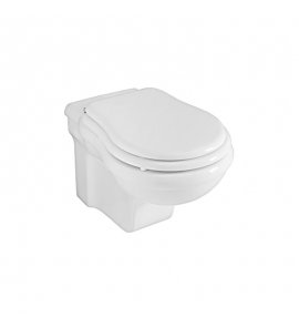 Axa Contea Miska ścienna 36x55 cm i deska WC zwykła Biały połysk 0606001+AA0601