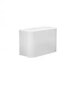 Axa COSA.H35 Umywalka stawiana na blat 30x50 cm z korkiem Click-clack Biały połysk 8660001+AF0015