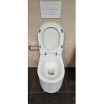   Axa Delano Miska 54x36 z deską wolnoopadającą slim biały połysk 9001001DZ W MAGAZYNIE !!!