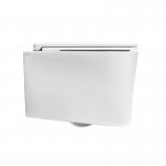 Axa DP Miska ścienna 36x50,5 cm z deską WC wolnoopadającą Biały połysk 8401001+AF8401