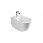 Axa EVA Bidet ścienny 55x36 cm Biały połysk 8802001