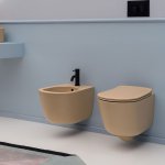 Axa EVA Bidet ścienny 55x36 cm Sahara Matt 8802010