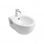 Axa Prime Bidet ścienny 36x51 cm Biały połysk 442501+FI01025