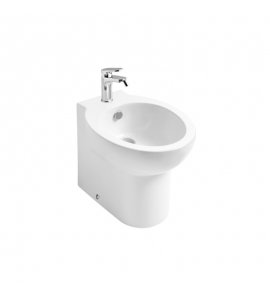 Axa Prime Bidet stojący 36,5x51 cm Biały połysk 442001