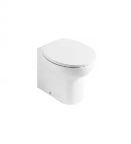 Axa Prime Miska stojąca 36,5x51 cm i deska WC wolnoopadająca Biały połysk 441601+448801