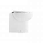 Axa Prime Miska stojąca 36,5x51 cm i deska WC wolnoopadająca Biały połysk 441601+448801