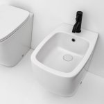 Axa WHITE JAM Bidet stojący 34x52 cm Biały połysk 3302001