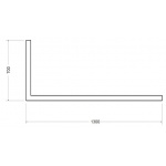 Besco Aria Obudowa prostokątna 130x70 biała OAP-130-UNI