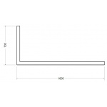 Besco Aria Obudowa prostokątna 160x70 biała OAP-160-UNI