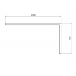 Besco Bona Obudowa prostokątna 170x70 biała OAP-170-UNI