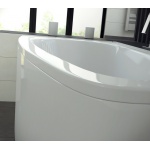 Besco Luna Obudowa asymetryczna Prawa 150x80 biała OAL-150-NP