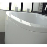 Besco Luna Obudowa asymetryczna Lewa 150x80 biała OAL-150-NL