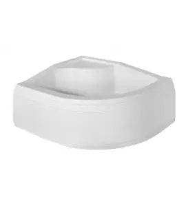 Besco Maxi Brodzik Asymetryczny Lewy 120x85 biały BAM-120-NL