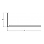 Besco Modern Obudowa prostokątna 150x70 biała OAP-150-UNI