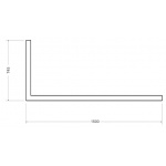 Besco Vitae Obudowa prostokątna 150x75 biała OAV-150-PK