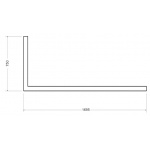 Besco Vitae Obudowa prostokątna 170x75 biała OAV-170-PK