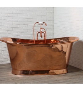 Bleu Provence Napoleon Wanna wolnostojąca 150x66 miedź NAPOLEON.150.CC